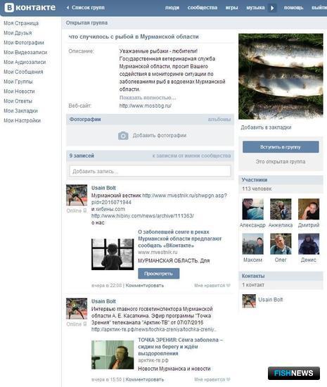 Эпизоотию лосося хотят предупредить с помощью соцсети