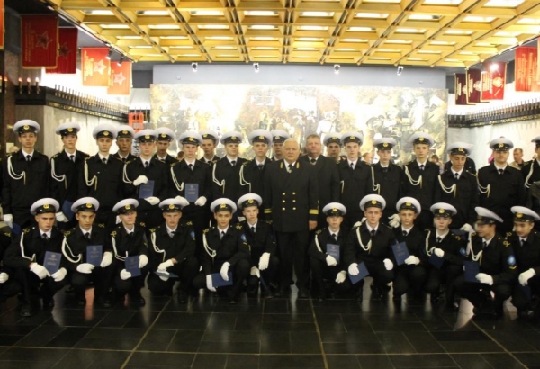 
			В Санкт-Петербургском  морском рыбопромышленном колледже состоялось торжественное посвящение в курсанты		