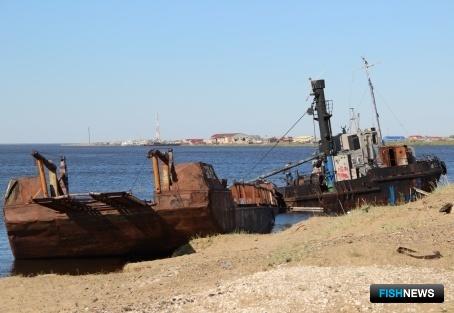 В Нарьян-Маре ликвидируют «кладбище кораблей»