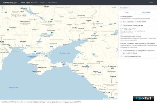 АзНИИРХ создал онлайн-карту для рыбаков региона