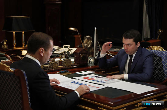 Дмитрий Медведев похвалил мурманского губернатора за «Нашу рыбу»